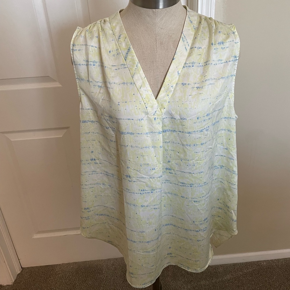 Alfani Size: XL Yellow/Blue/White